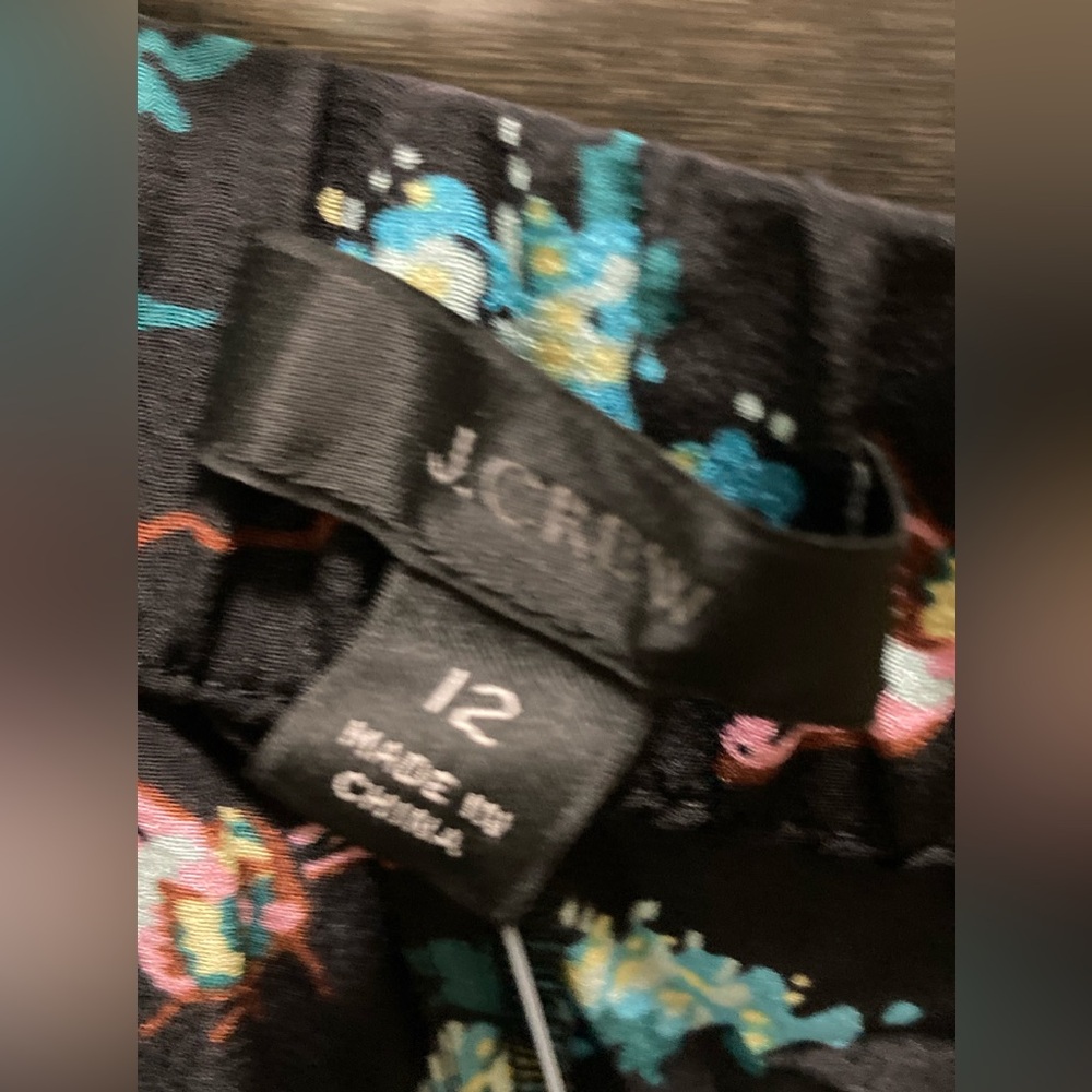 J crew women’s design pattern silk bottoms - Picture 4 of 8